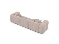 4-zits bank - beige stof - afbeelding 5 van  8