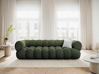 4-zits bank - groen - velvet touch door christian lacroix