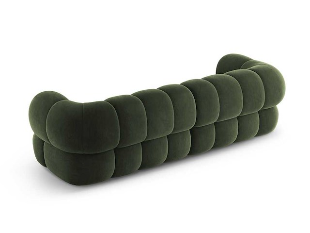 4-zits bank - groen - velvet touch door christian lacroix - afbeelding 4 van  7