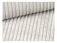 4-zits cabrio bank in beige ribfluwelvleugel - bed met brede latten 160 cm - matras 18 cm - afbeelding 7 van  7