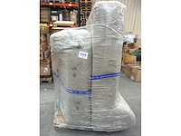 4-zits hoekbank - lichtbeige chenillestof - afbeelding 7 van  7