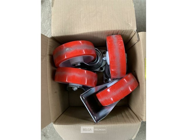 4 zware kunststofwielen - afbeelding 3 van  3