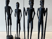 4 zwarte krijgers - afbeelding 2 van  3