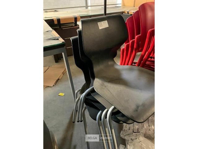 4 zwarte pvc - afbeelding 1 van  1