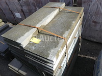 40 betonnen stoepranden 100x30x6 cm betongrijs - afbeelding 1 van  5