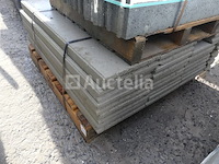 40 betonnen stoepranden 100x30x6 cm betongrijs - afbeelding 3 van  5
