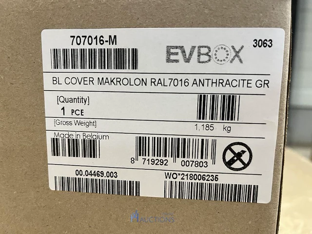 40 covers evbox businessline - ral 7016 - afbeelding 7 van  7