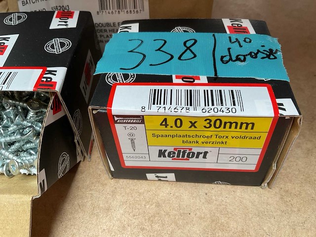 40 dozen houtschroeven - afbeelding 2 van  3