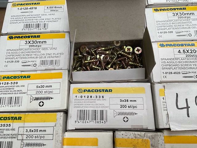 40 dozen houtschroeven - afbeelding 3 van  6