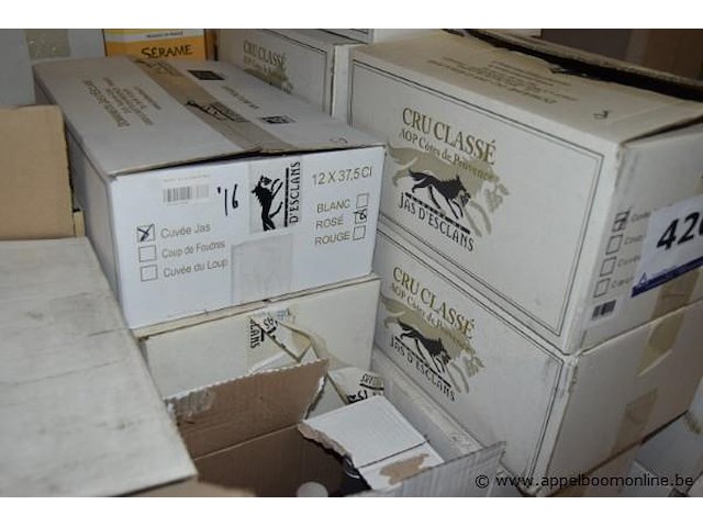 40 dozen wo. rosé wijn, jas d'esclans, cru classé aop côtes de provence, 37.5cl - afbeelding 2 van  3