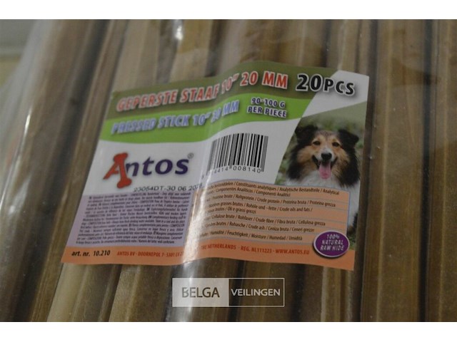 ±40 hondenkauwstokjes 25 cm - afbeelding 2 van  3