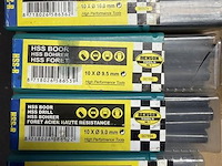 40 hss metaalboren 8,5, 9, 9.5 en 10 mm - afbeelding 1 van  2