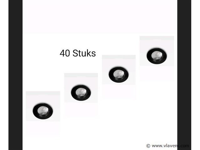40 stuks, inbouwspots orbit - afbeelding 1 van  2