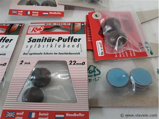 40 x buffer zelfklevend bruin 2 stuks - afbeelding 2 van  2