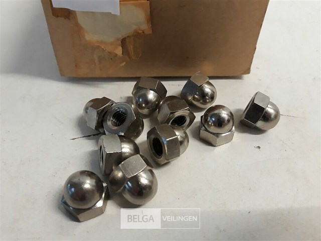 40 x dopmoer m10 vernikkeld - afbeelding 3 van  3