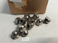 40 x dopmoer m10 vernikkeld - afbeelding 3 van  3