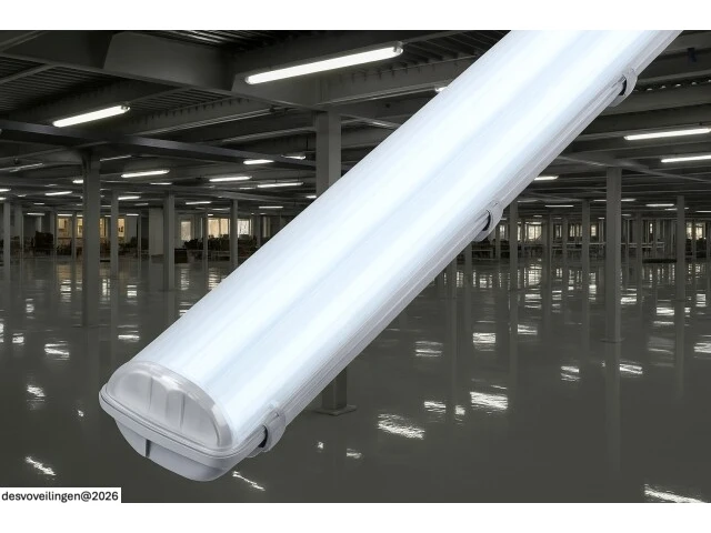 40 x dubbele tl armatuur 120cm – ip65 waterdicht – master - afbeelding 2 van  7