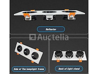 40 x gu10 verstelbare inbouwframes – rechthoekig – zwart/wit – model ep-3 - afbeelding 2 van  5