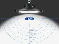 40 x highbay ufo 150w - pro design smd - dimbaar - koud wit 6500k - afbeelding 5 van  10