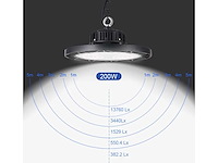 40 x highbay ufo 200w – design pro – instelbaar vermogen (60% / 80% / 100%) – 6500k koud wit - afbeelding 1 van  3