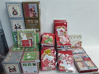 40 x kerstkaarten met enveloppe mix - afbeelding 1 van  2