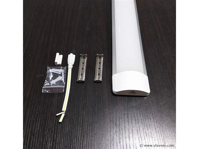 40 x led batten 36w – 120cm – 4000k neutraal wit – ip20 stofdicht – koppelbaar - afbeelding 3 van  6