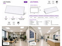40 x led paneel 24w – 4200k neutraal wit - 595x295mm – ip20 – zodiac-24 - afbeelding 5 van  5