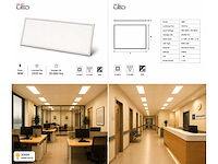 40 x led paneel 36w – 3000k warm wit - 1195x295mm – ip20 – zodiac-36 - afbeelding 5 van  5
