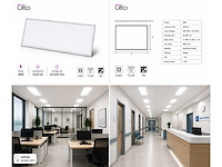 40 x led paneel 36w – 4200k neutraal wit - 1195x295mm – ip20 – zodiac-36 - afbeelding 2 van  2