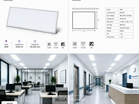 40 x led paneel 36w – 6400k koud wit - 1195x295mm – ip20 – zodiac-36 - afbeelding 6 van  6