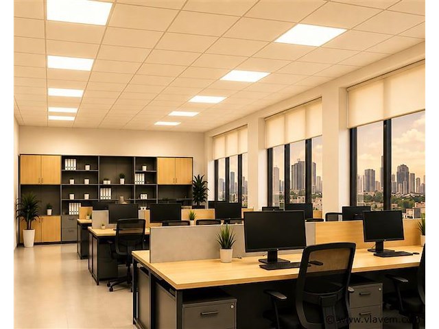 40 x led paneel 45w – 3000k warm wit - 595x595mm – ip20 – galaksi - afbeelding 1 van  5