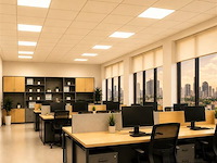 40 x led paneel 45w – 3000k warm wit - 595x595mm – ip20 – galaksi - afbeelding 1 van  5