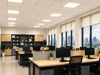 40 x led paneel 45w – 4200k neutraal wit - 595x595mm – ip20 – galaksi - afbeelding 1 van  5