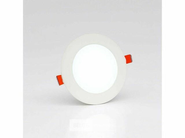 40 x led paneel – rond inbouw – 8w – 6500k koud wit – ip20 - afbeelding 2 van  5