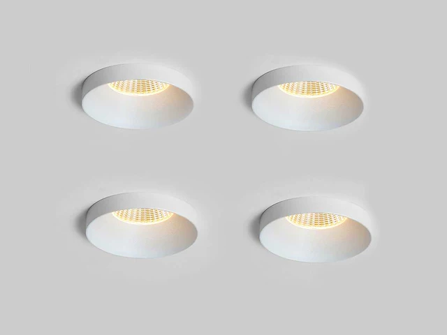 40 x lotus design inbouwspots wit - afbeelding 8 van  8