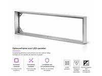 40 x opbouw frame voor led paneel – 1200x300mm – ip20 – frame-30120 - afbeelding 1 van  3