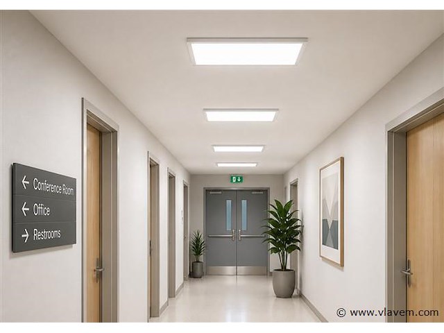 40 x opbouw frame voor led paneel – 1200x300mm – ip20 – frame-30120 - afbeelding 2 van  5