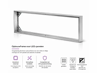 40 x opbouw frame voor led paneel – 1200x300mm – ip20 – frame-30120 - afbeelding 1 van  5