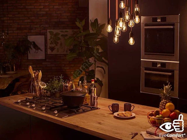 40 x philips filament led, 8 watt, e27, dimbaar, dim to warm - afbeelding 8 van  10