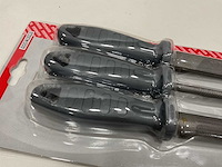 40 x set van 3 vijlen voor metaal met pvc handgrepen - afbeelding 2 van  3