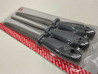40 x set van 3 vijlen voor metaal met pvc handgrepen - afbeelding 3 van  3