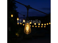 40 x st64 – amber gloeidraad led-lampen – 6w – dimbare lampen – e27 – ip20 - afbeelding 2 van  4