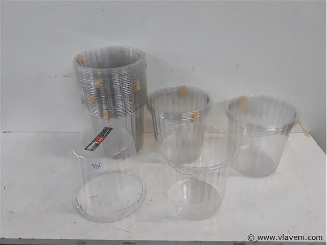 40 x wegwerp verfbakje rond 2,5l - afbeelding 1 van  2