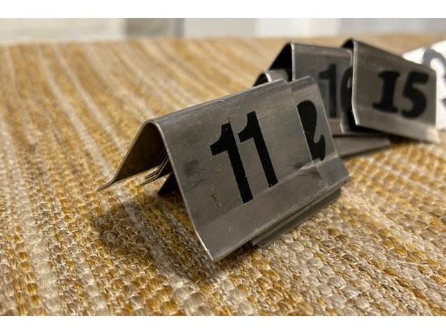 400 tafelnummers - afbeelding 2 van  5