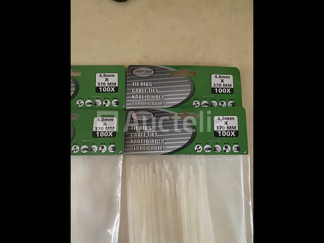 400 tie ribs 4,8x370 mm in 4 pakken van 100 - afbeelding 2 van  4