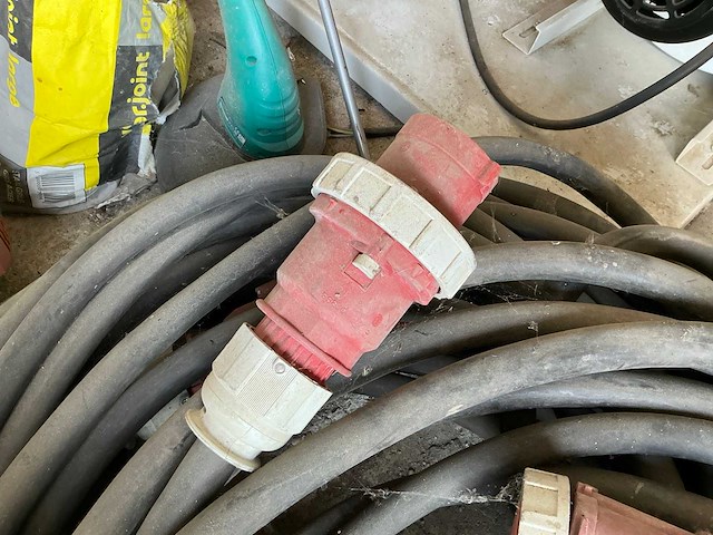 400v kabel met stekker (3x) - afbeelding 1 van  2