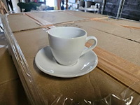 400x set mokkatas 11cl met ondertas wit