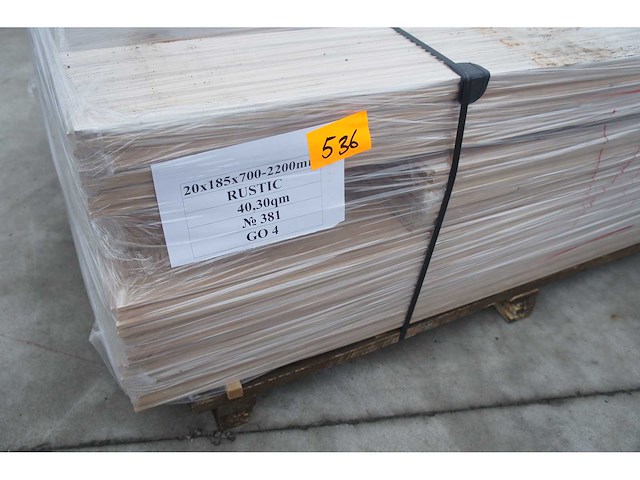 40,30 m² massief eiken parket 20mm - afbeelding 2 van  7