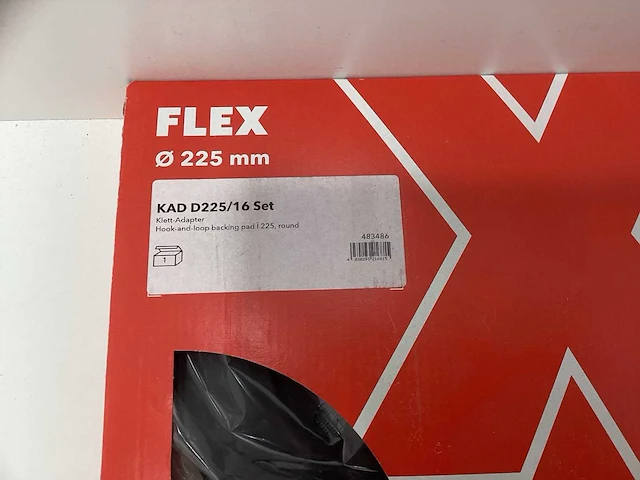 407 (2x) flex klett-adapter klitterbandadapter (kad d225/16) - afbeelding 6 van  7