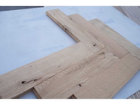 40.80 m² massief eiken visgraatparket 21mm - afbeelding 1 van  5